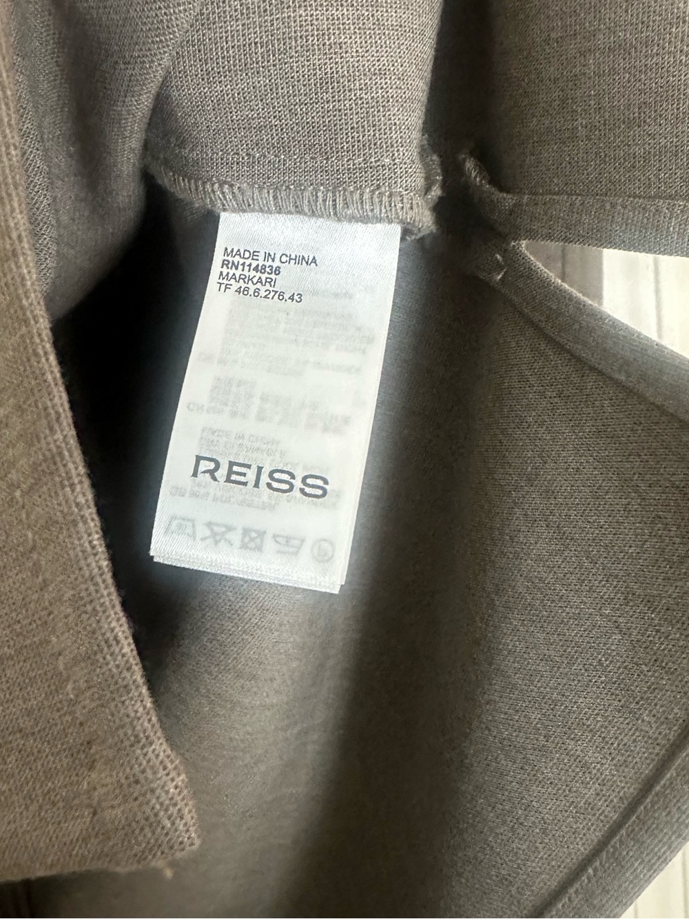 [Like New] Reiss "Markari" High-Neck Structural Top, Sz 6 - Picture 4 of 6